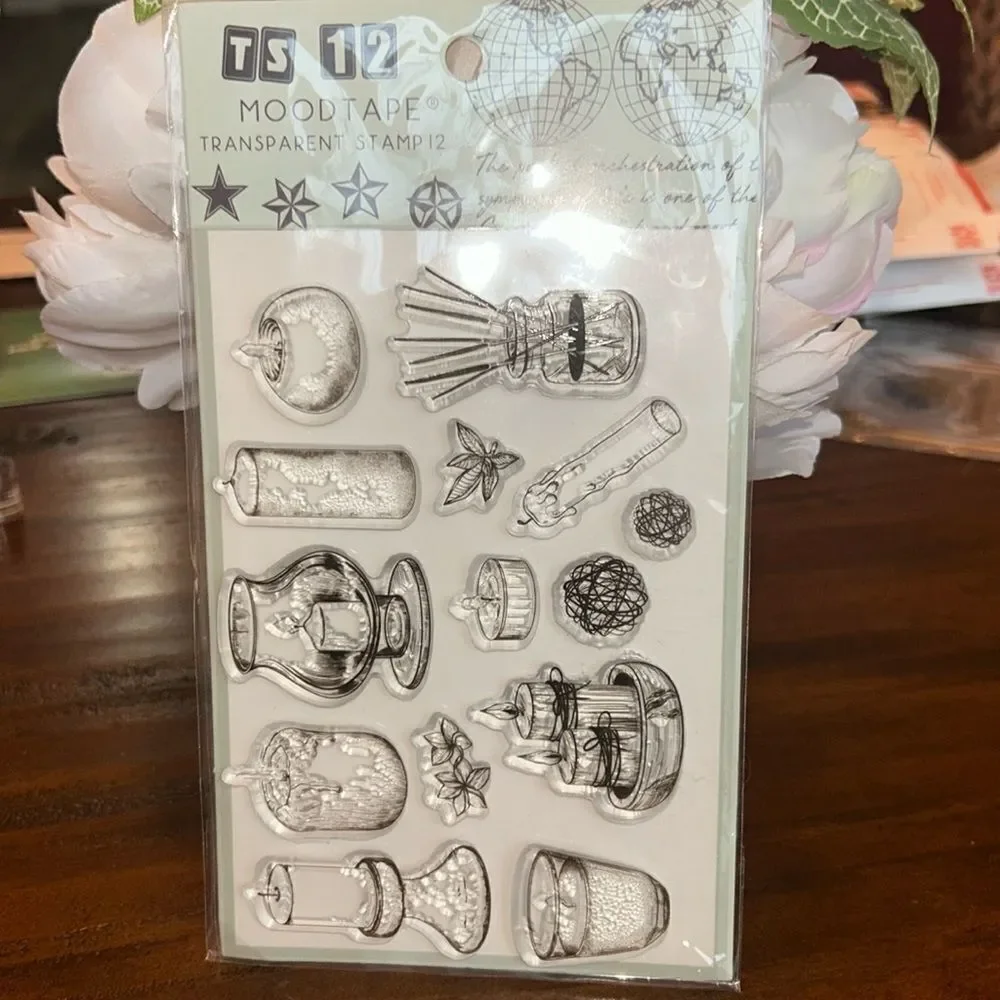 Moodtape TS 2 Clear Stamps Sets - 11 x 16cm - CANDLES figure